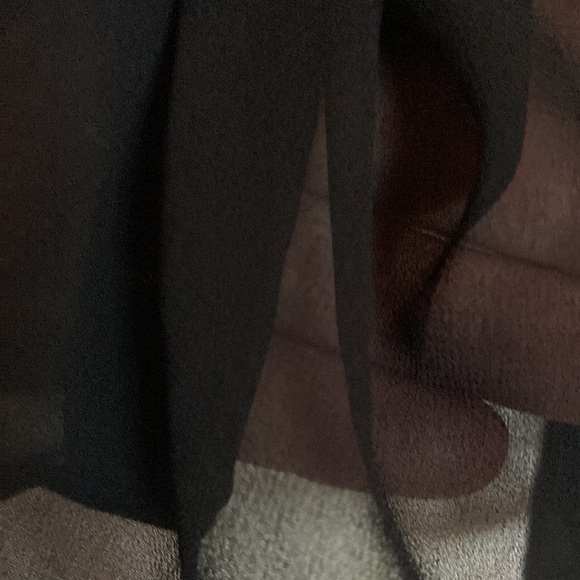 ❤️🔥5/20$ AMERICAN EAGLE OUTFITTERS🦅 Womens Black Woven Lace Blouse - Picture 5 of 7